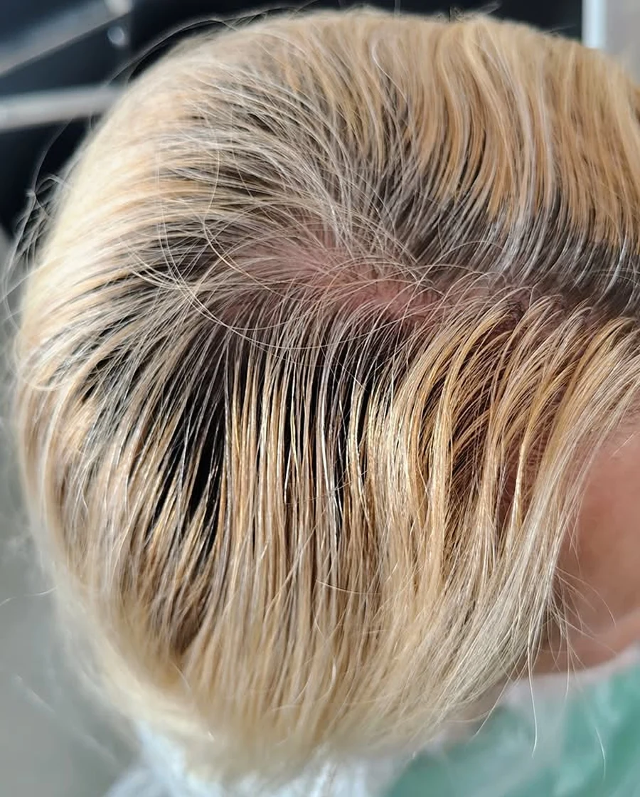 Blond farba vlasov